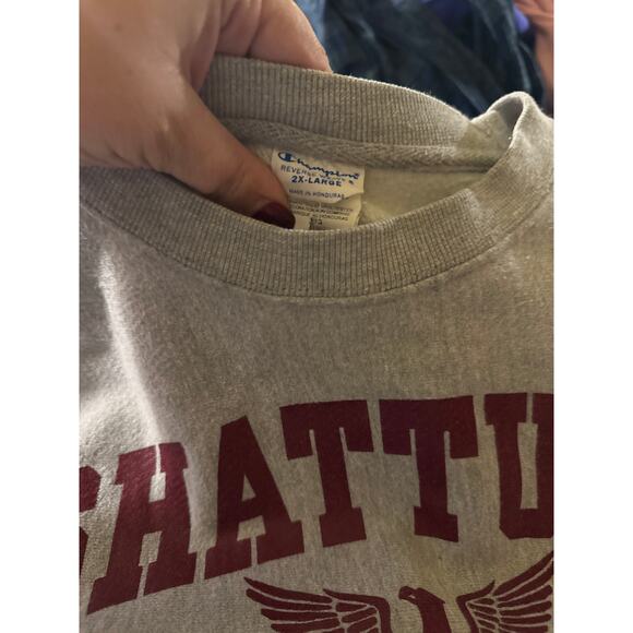 VINTAGE CHAMPION reverse weave Shattuck St Mary’s crewneck coat of arms 2X - Picture 2 of 4
